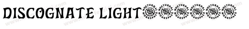 Discognate Light字体转换